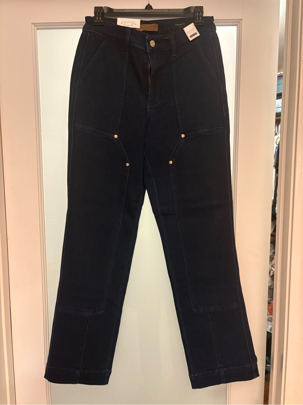 Judy Blue Dark Navy Women’s High-Rise Straight Jeans